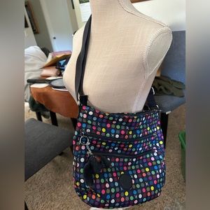 Kipling polkadot OBO Purse